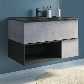 Тумба под раковину подвесная Comforty Франкфурт 00-00006503CF 47,5х90х56см