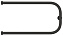 Полотенцесушитель СУНЕРЖА П-образный 15-4003-3265 Титаниум