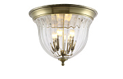 Светильник потолочный CRYSTAL LUX JUGO JUGO PL4 BRONZE/TRANSPARENTE 160Вт E14