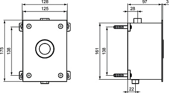 Панель смыва IDEAL STANDARD PROSYS SEPTA PRO P0115AA chrome