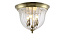 Светильник потолочный CRYSTAL LUX JUGO JUGO PL4 BRONZE/TRANSPARENTE 160Вт E14