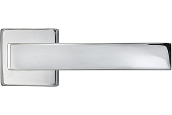 Дверная ручка нажимная MORELLI LUXURY HORIZONT-SQ CRO хром