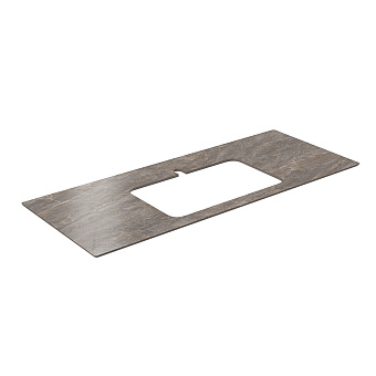 Столешница KERAMA MARAZZI Plaza PL2.VT280.120 Керамогранит 117х48см Парнас пепельный лаппатированный