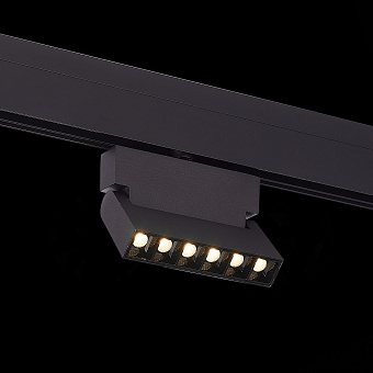Магнитный трековый светильник ST Luce ANDRE ST362.446.06 6Вт LED чёрный