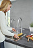 Смеситель для кухни GROHE Red II Duo 30079001 высокий излив хром