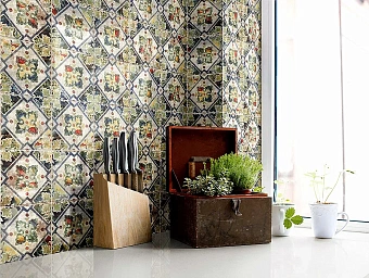 Декор MAINZU Livorno PT02479 Decor Micheli 20х20см 1кв.м.