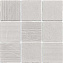 Матовый керамогранит WOW Gea 120290 Carved Grey 12,1х12,1см 0,542кв.м.