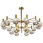Люстра потолочная ImperiumLOFT Aida 167225-26 360Вт 12 лампочек G9