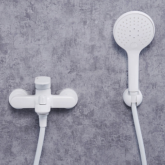 Смеситель для ванны WASSERKRAFT Mindel 8501 белый (матовый)