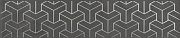 Бордюр KERAMA MARAZZI AD\D569\6400 Антрацит 25х5,4см 0,405кв.м.