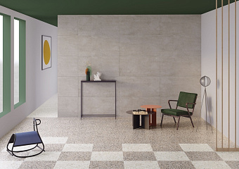 Лаппатированный керамогранит VITRA Beton-X K949766LPR01VTE0 тёмный 60х60см 1,44кв.м.