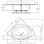 Ванна акриловая IDEAL STANDARD Ideal Standard i.life T476601 143х197см угловая