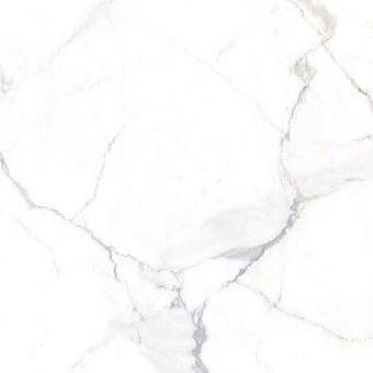 Полированный керамогранит Global Tile Calacatta Imperial_GT GT60606103PR белый 60х60см 1,44кв.м.