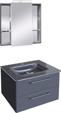 Шкаф зеркальный CAPRIGO Accord 2231-TP810 25х79,2х79,5см с подсветкой