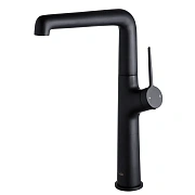 Смеситель для кухни Maxonor PL4094-7 поворотный излив чёрный