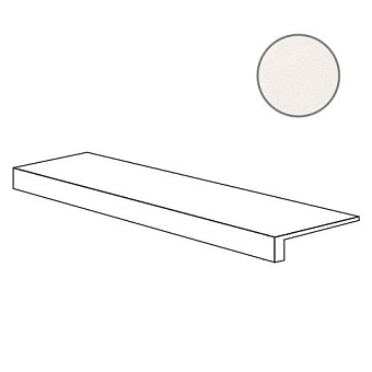 Плитка для ступеней ABK Crossroad Chalk PF60001217 Grad.Top White Ret 120х32см 0,384кв.м. матовая/противоскользящая