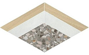 Декор KERAMA MARAZZI Бричиола ID138 бежевый/белый/серый 17х30см 0,612кв.м.