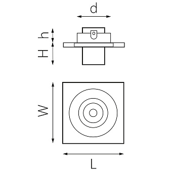 Светильник точечный встраиваемый Lightstar Intero i516174 7Вт LED