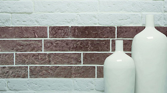 Настенная плитка WOW Crafted 105612 Hm Brick Cooper 5х25см 0,573кв.м. глянцевая