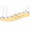 Люстра подвесная ST Luce SCALETTA SL910.503.14 88Вт 14 лампочек LED