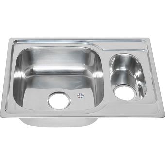 Мойка кухонная MELANA 6950 228 t (*10) 69х50см хром