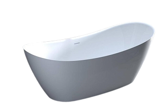 Ванна каменная SALINI NOEMI 101811SMRF S-Stone матовая 185х76,5см отдельностоящая