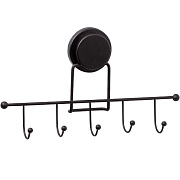 Крючок FIXSEN Magic Black FX-45005-5 чёрный матовый