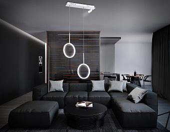 Люстра подвесная Ambrella COMFORT LineTech FL5272 38Вт 3 лампочек LED