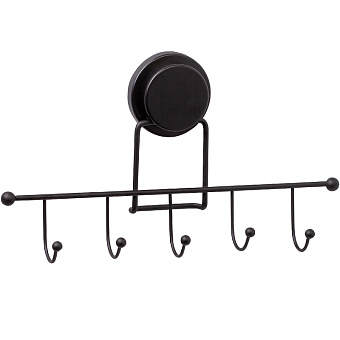 Крючок FIXSEN Magic Black FX-45005-5 чёрный матовый