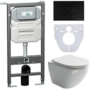 Инсталляция с унитазом Ceramica Nova CN4002_1001B_1000