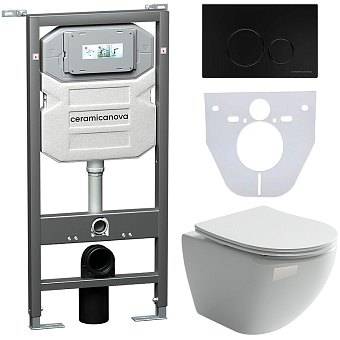 Инсталляция с унитазом Ceramica Nova CN4002_1001B_1000