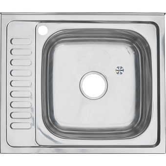 Мойка кухонная MELANA 6050 178t R (*10) 60х50см хром