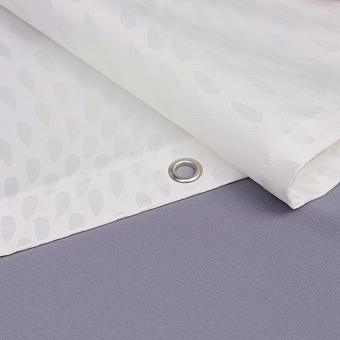 Шторка для ванной IDDIS Décor D04P118i11 180х180см белый