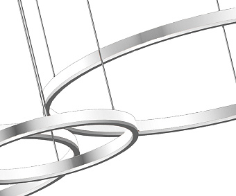 Люстра подвесная KINK Light Тор 08223,16P(4000K) 110Вт 3 лампочек LED