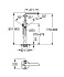 Смеситель для ванны GROHE Lineare New 23792AL1 чёрный