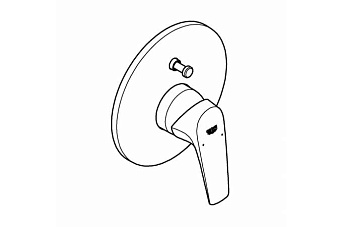 Смеситель для ванны GROHE StartFlow 29117000 хром