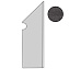 Плинтус Atlas Concord Италия Mark AMZV Graphite Battiscopa Sagomato DX 30х7,2см 0,259кв.м.