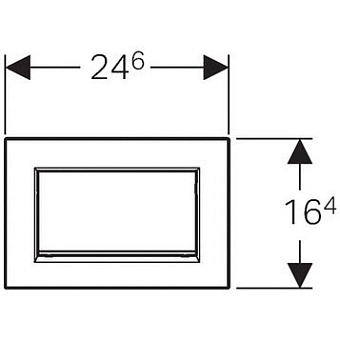 Панель смыва GEBERIT Sigma 30 115.893.KX.1 серый