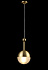 Светильник подвесной CRYSTAL LUX TRUENA TRUENA SP1 BRONZE 5Вт G9/LED