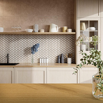 Бордюр KERAMA MARAZZI Гран Пале AD\A403\6343 бежевый 6х40см 0,528кв.м.