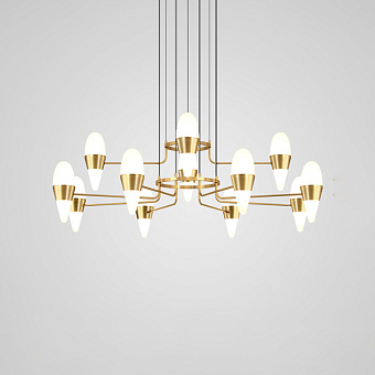 Люстра потолочная ImperiumLOFT Friol 151655-26 120Вт 12 лампочек LED