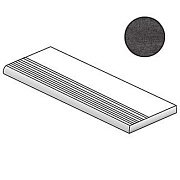 Плитка для ступеней Atlas Concord Италия Mark AM0X Graphite Gradino 60х30см 1,08кв.м. неполированная