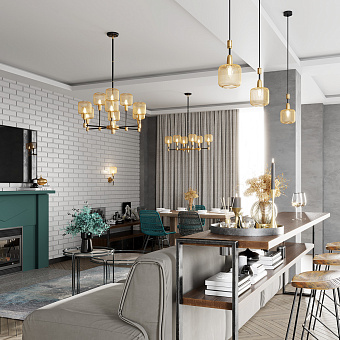 Светильник подвесной Odeon LOFT 4975/1 40Вт E14