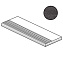 Плитка для ступеней Atlas Concord Италия Mark AM0X Graphite Gradino 60х30см 1,08кв.м. неполированная