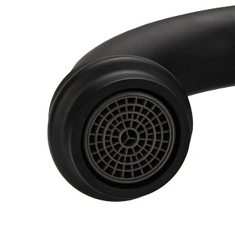 Смеситель для кухни Maxonor MN4076-7 поворотный излив чёрный