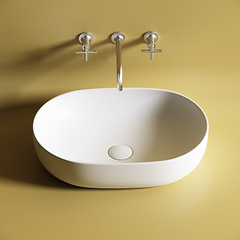 Раковина накладная Ceramica Nova ELEMENT CN6047MW 60х41,5см