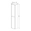 Пенал напольный LEMARK Combi LM03C35P-black 30х35х170см Белый/чёрный