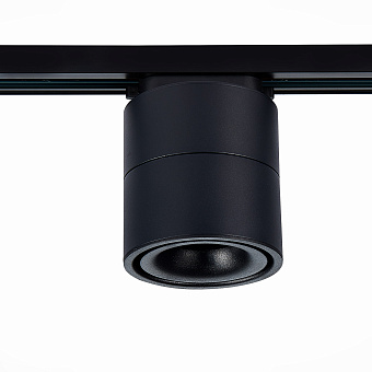 Трековый светильник ST Luce ST652 ST652.436.12 12Вт LED чёрный для однофазного трека