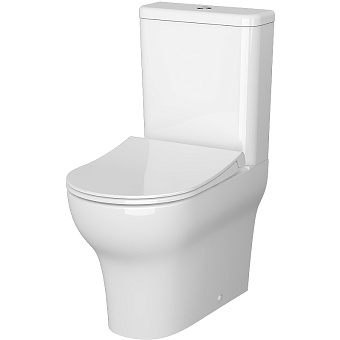 Унитаз напольный VITRA Zentrum 9012B003-7226 ободковый с микролифтом