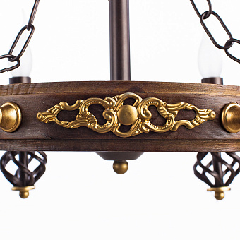 Люстра подвесная Arte Lamp CARTWHEEL A4550LM-6CK 60Вт 6 лампочек E14